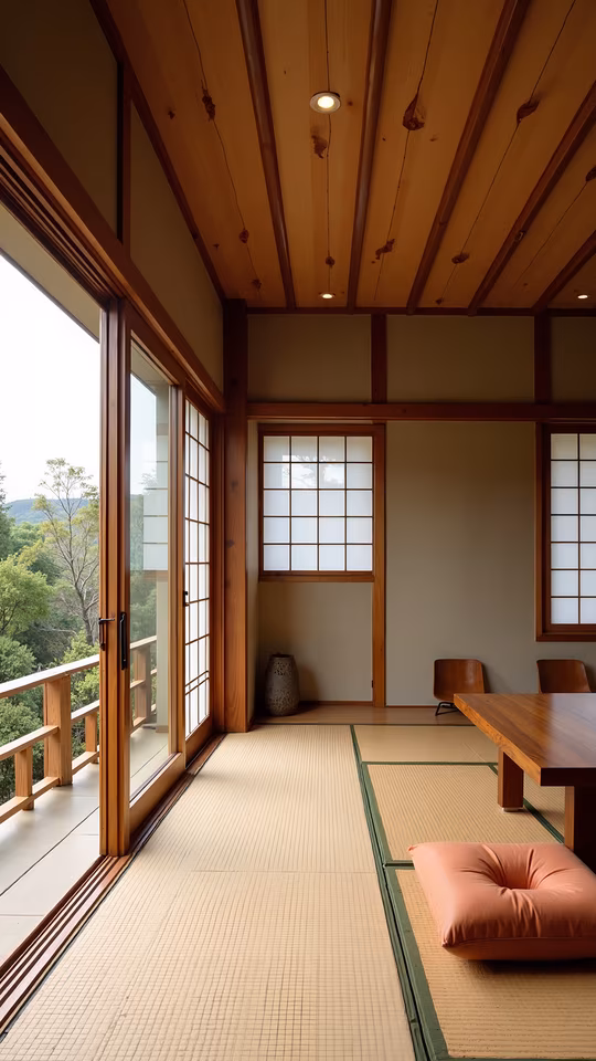 Japanese Tea House Interior