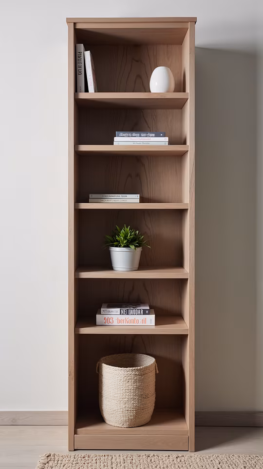 Modern Wooden Bookshelf