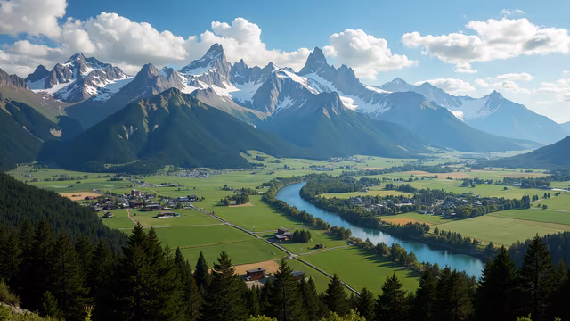 Mountain Valley Panorama