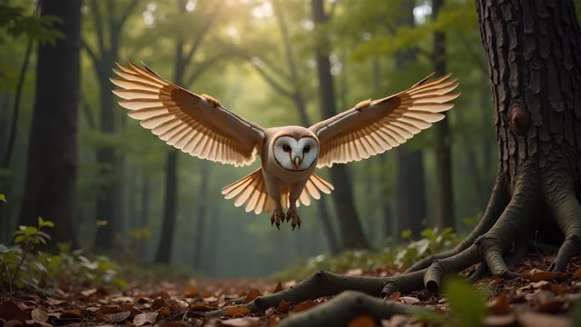 Owl in the Forest