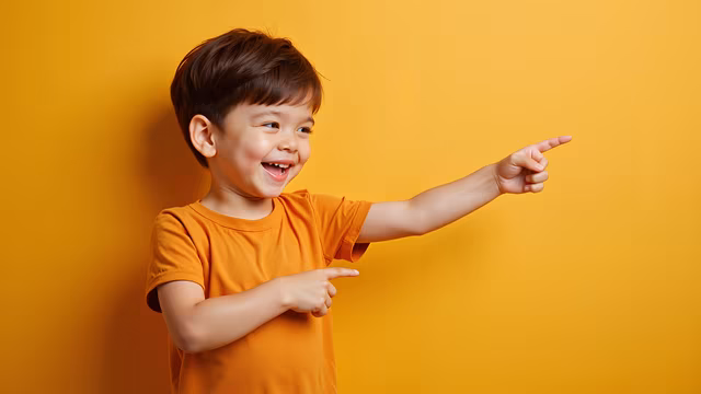 Pointing Boy