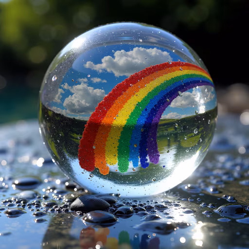 Rainbow Crystal Ball