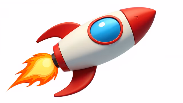 Rocket Launch Illustration