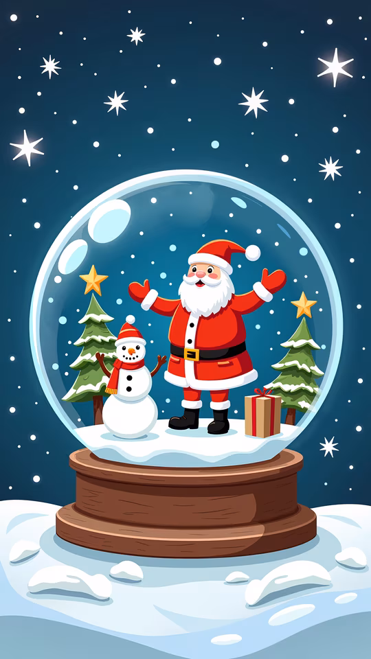 Santa Claus Snow Globe