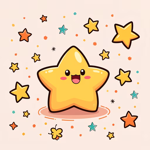 Starry Night Illustration