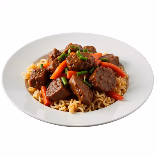 Stir-Fried Beef and Noodles