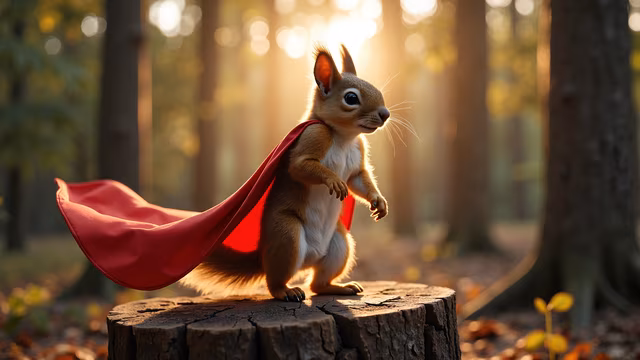 Superhero Squirrel