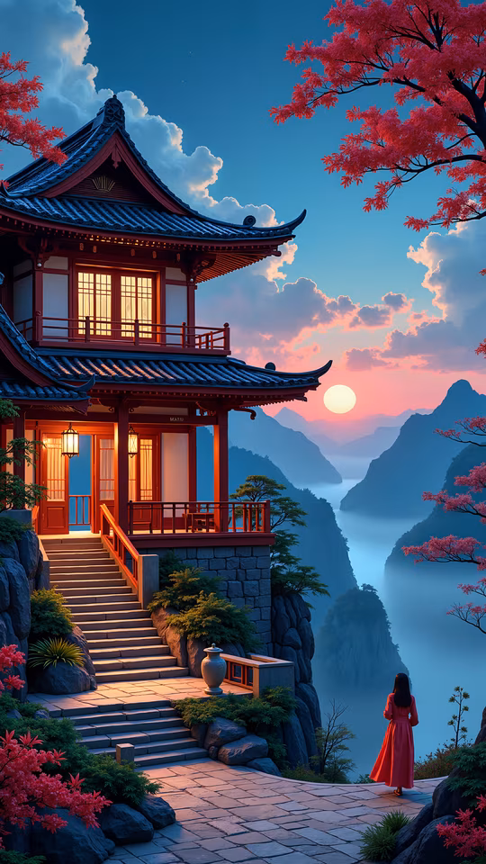Temple at Dawn