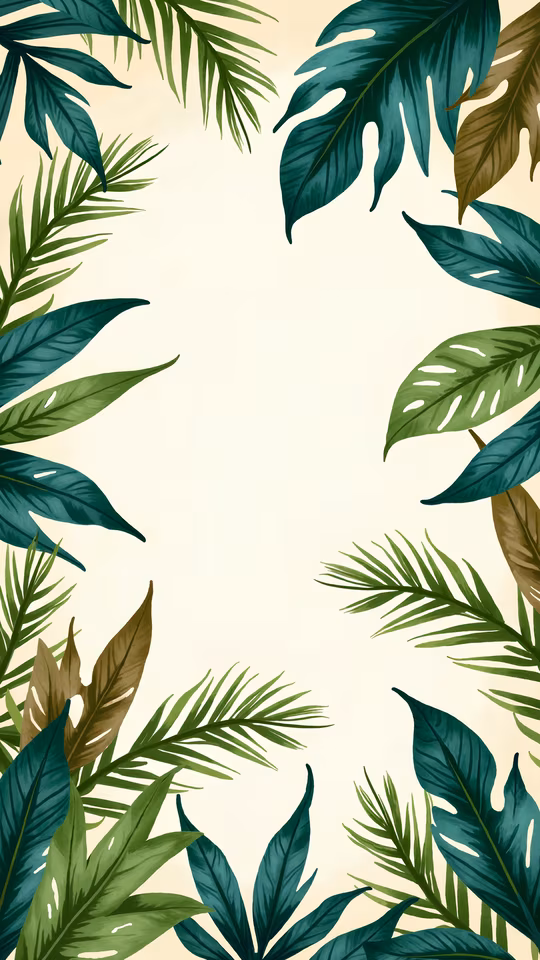 Tropical Leaves Illustration