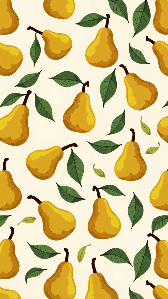 Yellow Pear Pattern