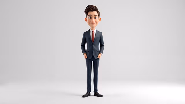 Businessman Cartoon Illustration