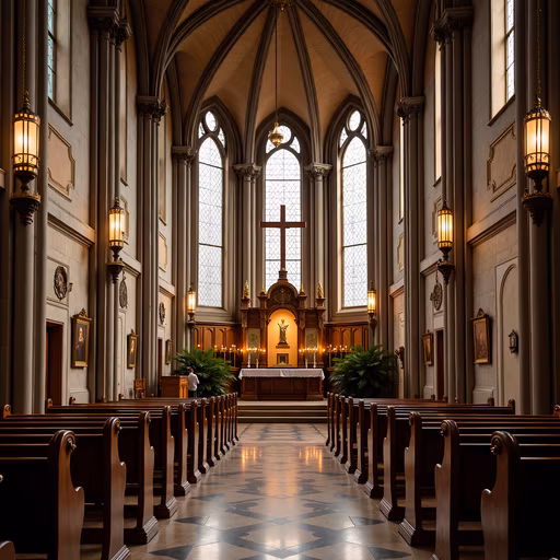 Church Interior - Gothic Architecture