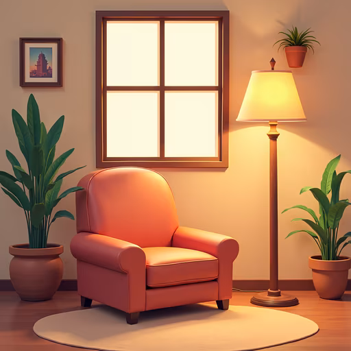 Comfortable Armchair Illustration