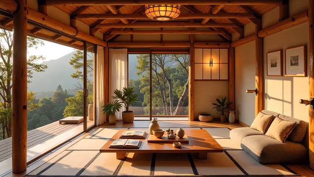 Cozy Japanese Tea House