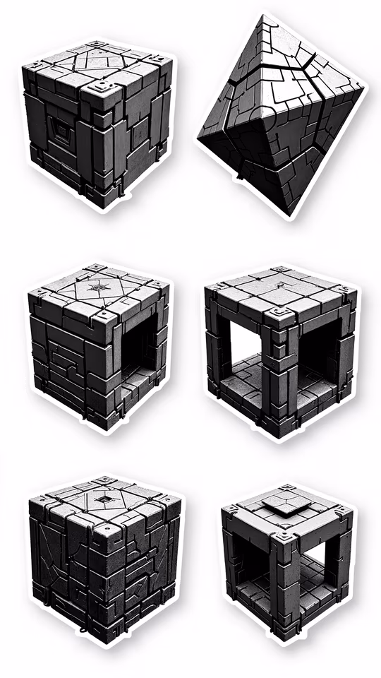 Cubical Structure Illustration