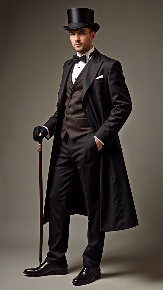 Elegant Gentleman in Formal Wear
