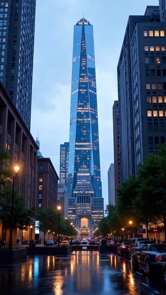 Freedom Tower at Twilight