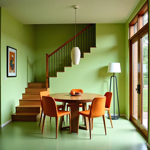 Green Dining Room
