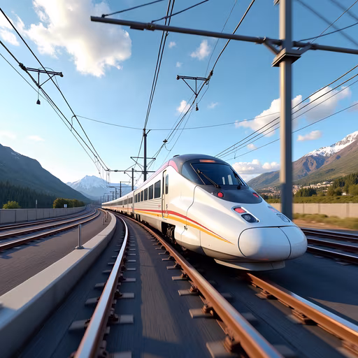 High-Speed Train Journey