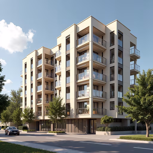 Modern Apartment Building