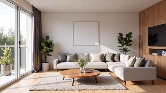 Modern Living Room Illustration