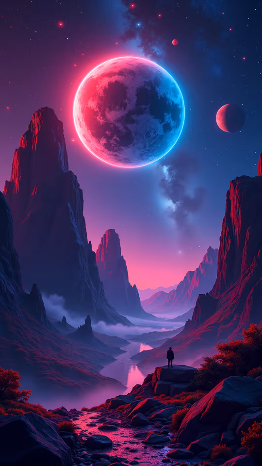 Neon Landscape