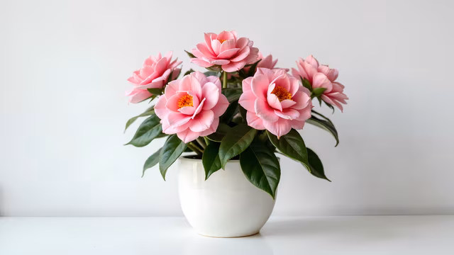 Pink Camellia Bouquet
