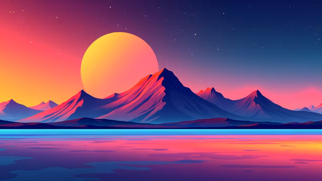 Retrowave Landscape