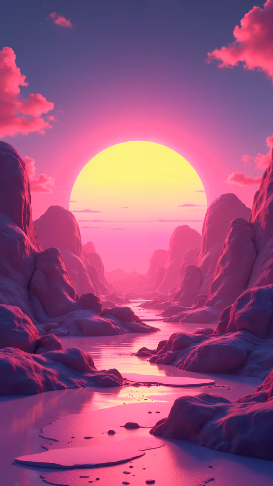 Retrowave Sunset