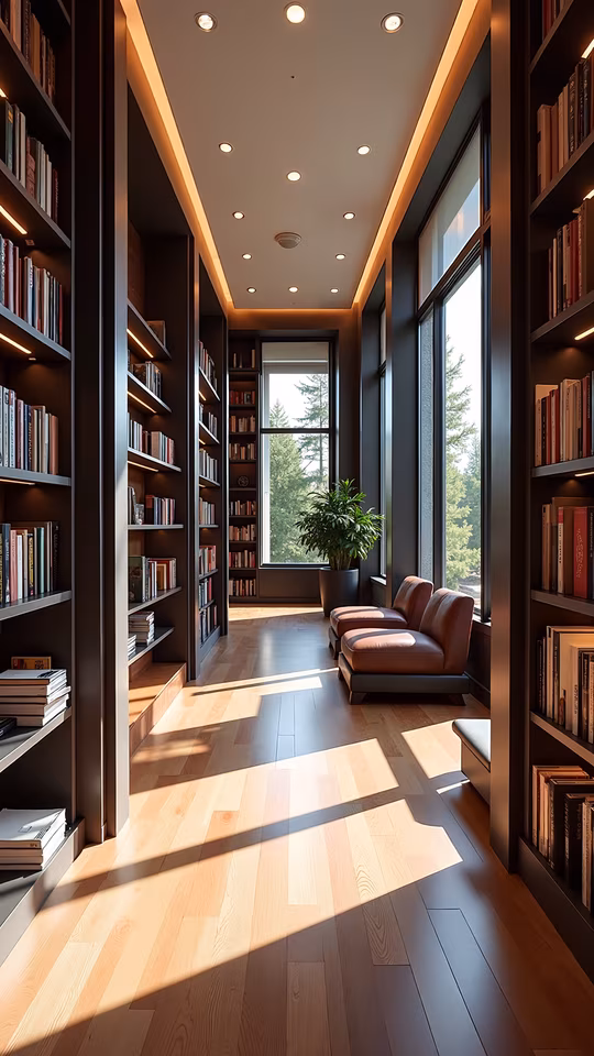 Sunlit Library