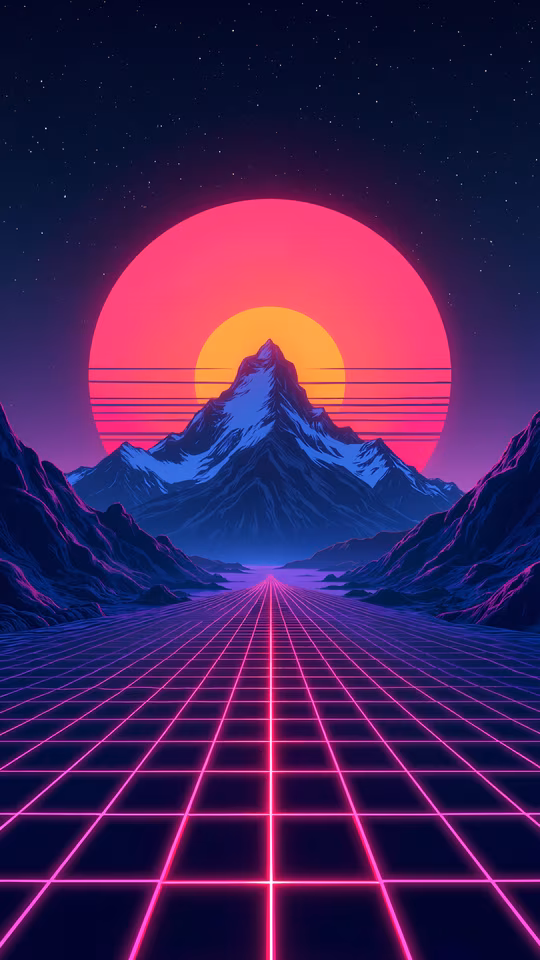 Synthwave Landscape