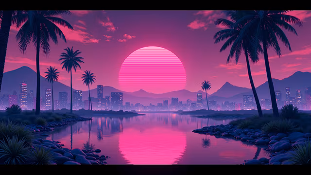 Synthwave Sunset