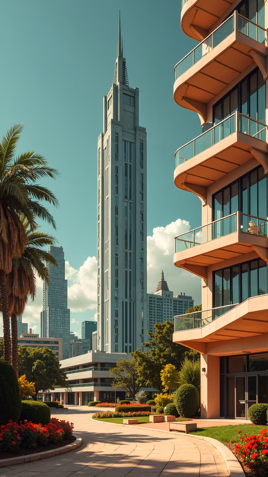 Urban Oasis Illustration