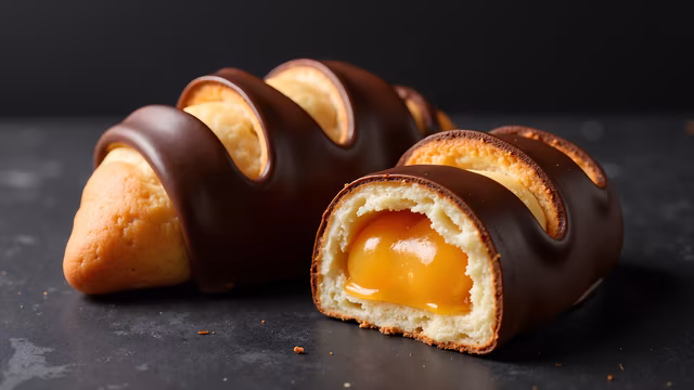 Chocolate Coated Pastry