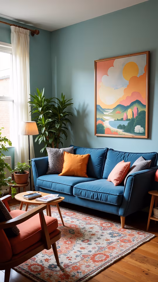 Cozy Living Room Illustration