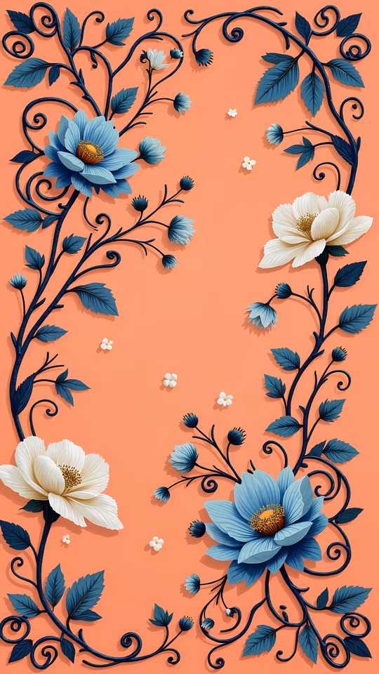 Floral Fantasy Illustration