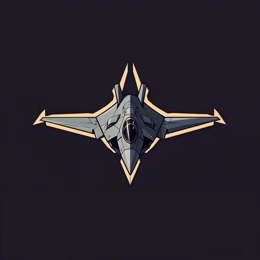 Futuristic Aircraft Illustration