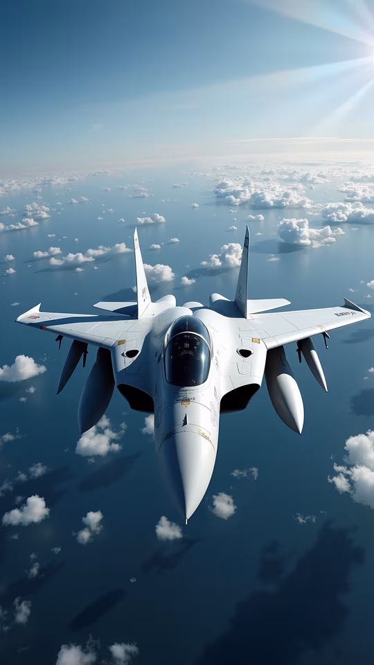 Futuristic Fighter Jet Illustration