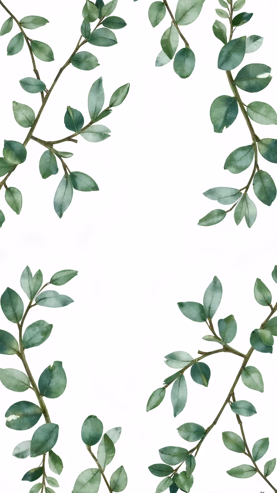 Leafy Branches Illustration