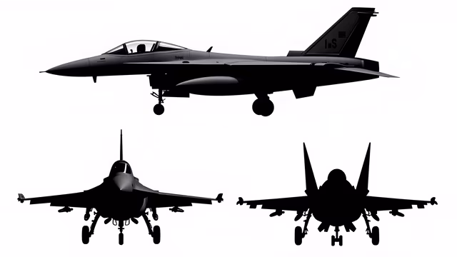 Military Aircraft Silhouettes