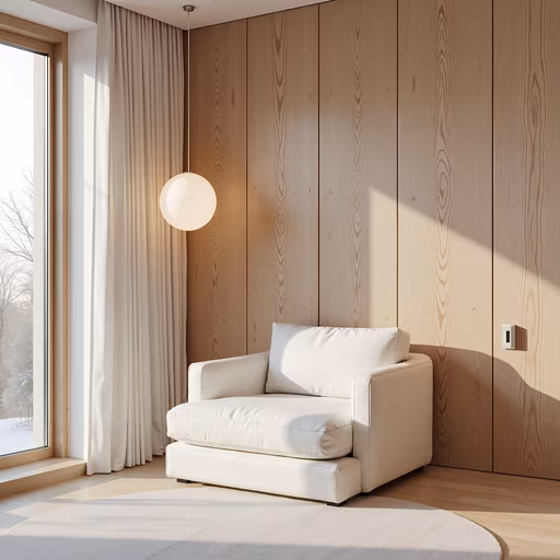 Minimalist Wooden Interior