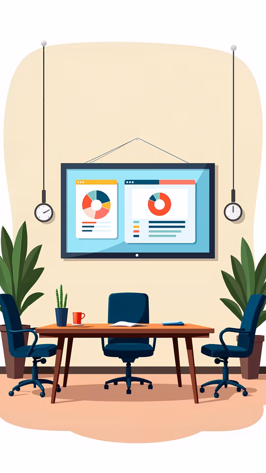 Office Meeting Illustration