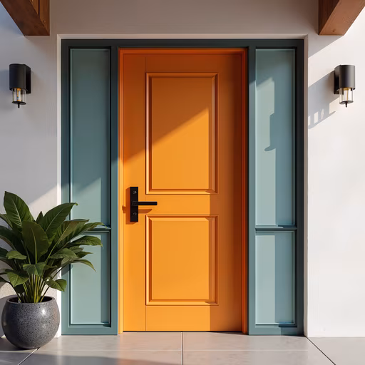 Orange Door Illustration