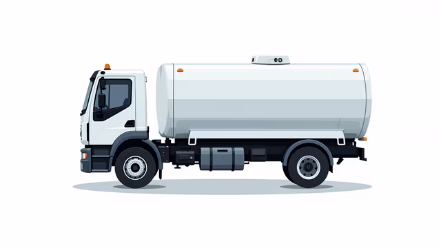 Tanker Truck Illustration