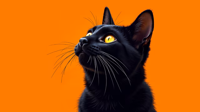 Black Cat Illustration