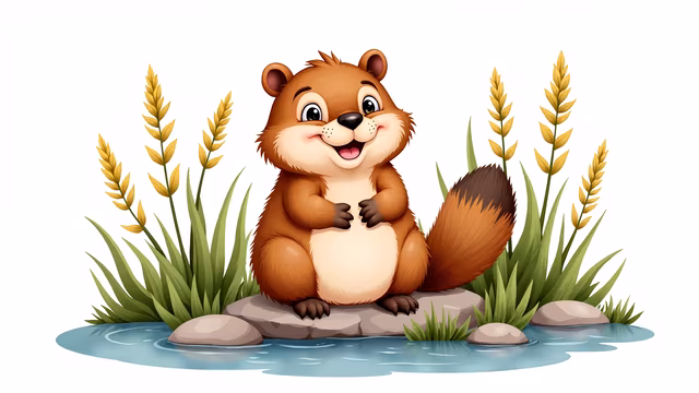 Cartoon Beaver