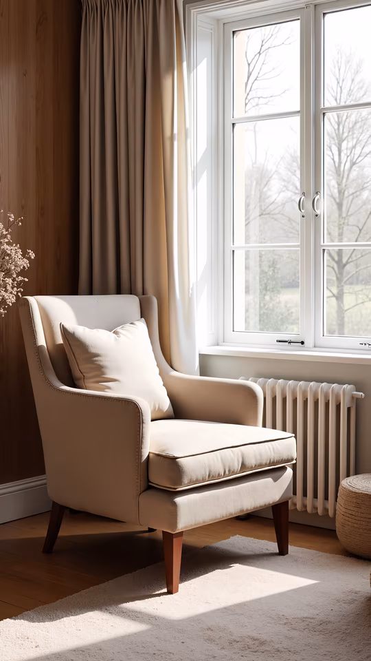 Comfortable Armchair in Soft Light