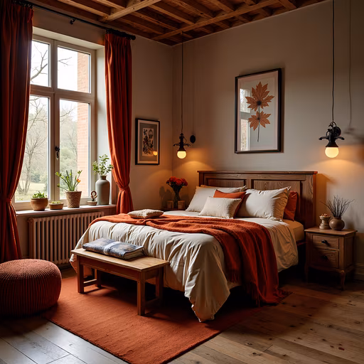 Cozy Autumn Bedroom