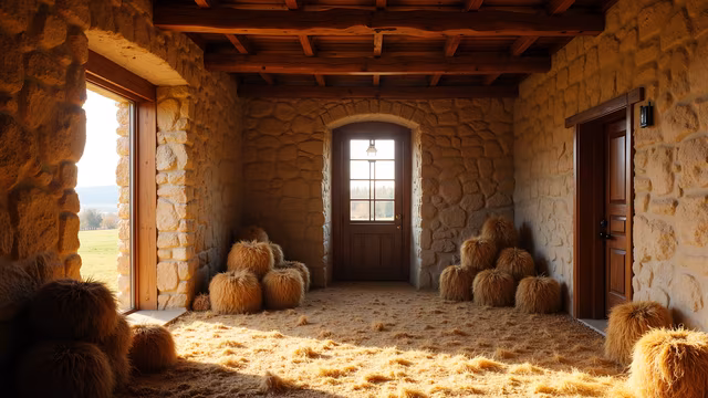 Cozy Barn Interior