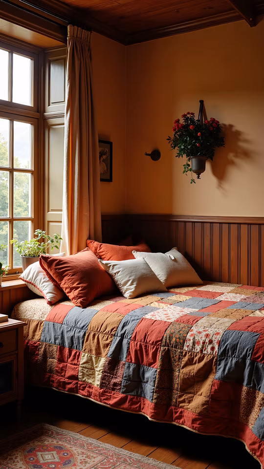 Cozy Patchwork Bedroom